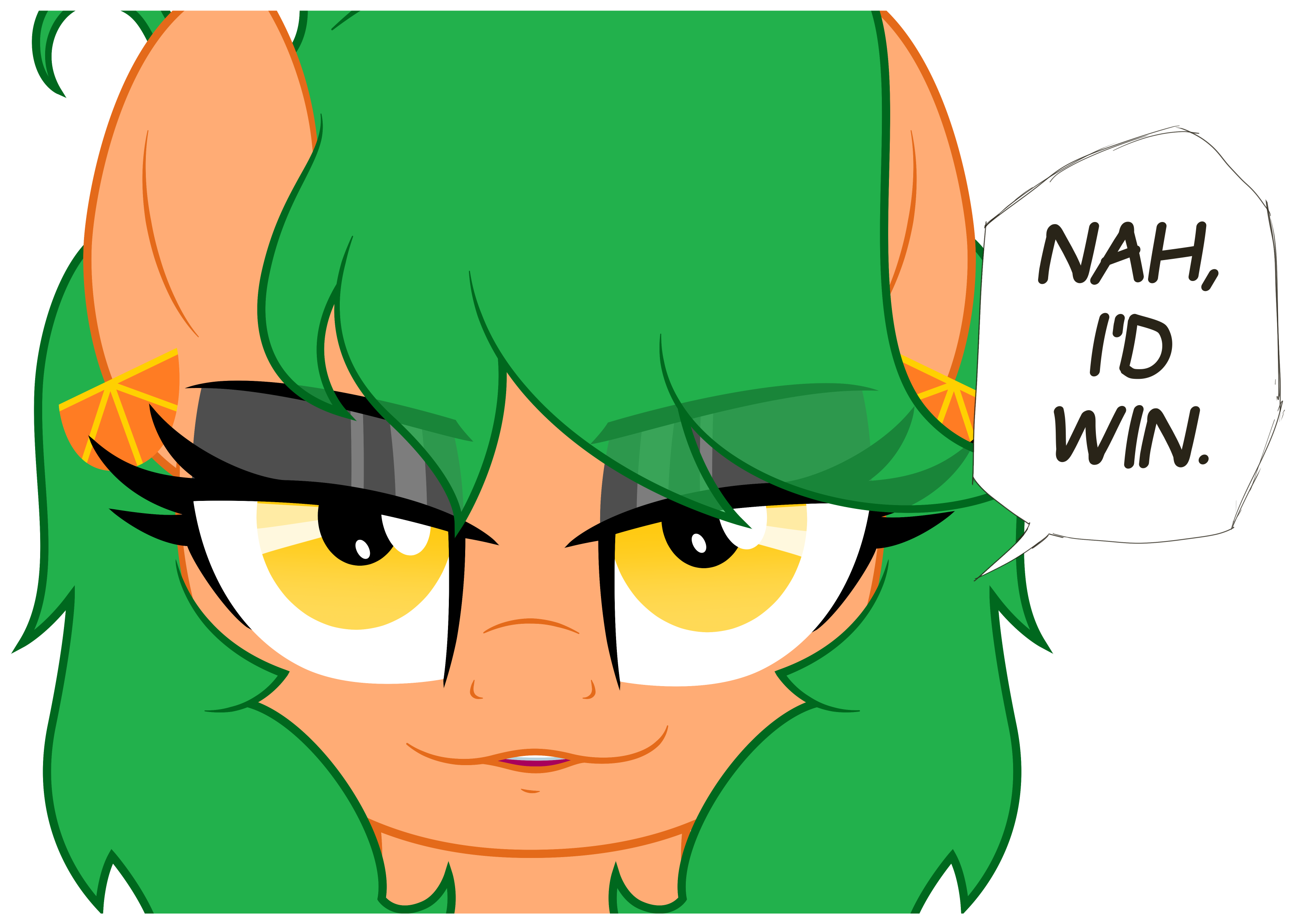 Nah I’d Win Mimosa artwork